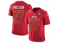 Men's Nike Oakland Raiders #27 Reggie Nelson Limited Red 2017 Pro Bowl NFL Jersey