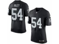 Men's Nike Oakland Raiders #54 Perry Riley Elite Black Team Color NFL Jersey