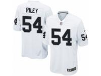 Men's Nike Oakland Raiders #54 Perry Riley Game White NFL Jersey