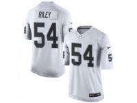 Men's Nike Oakland Raiders #54 Perry Riley Limited White NFL Jersey
