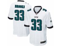 Men's Nike Philadelphia Eagles #33 Ron Brooks Game White NFL Jersey
