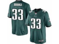 Men's Nike Philadelphia Eagles #33 Ron Brooks Limited Midnight Green Team Color NFL Jersey