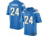 Men's Nike San Diego Chargers #24 Brandon Flowers Limited Electric Blue Alternate NFL Jersey