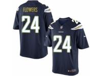 Men's Nike San Diego Chargers #24 Brandon Flowers Limited Navy Blue Team Color NFL Jersey