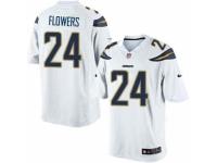 Men's Nike San Diego Chargers #24 Brandon Flowers Limited White NFL Jersey