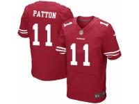 Men's Nike San Francisco 49ers #11 Quinton Patton Elite Red Team Color NFL Jersey