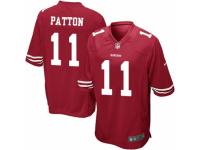 Men's Nike San Francisco 49ers #11 Quinton Patton Game Red Team Color NFL Jersey