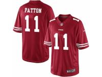 Men's Nike San Francisco 49ers #11 Quinton Patton Limited Red Team Color NFL Jersey