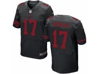 Men's Nike San Francisco 49ers #14 Jeremy Kerley Elite Black NFL Jersey