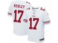 Men's Nike San Francisco 49ers #14 Jeremy Kerley Elite White NFL Jersey