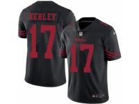 Men's Nike San Francisco 49ers #17 Jeremy Kerley Limited Black Rush NFL Jersey