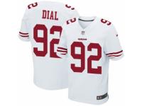 Men's Nike San Francisco 49ers #92 Quinton Dial Elite White NFL Jersey
