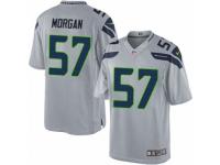 Men's Nike Seattle Seahawks #57 Mike Morgan Limited Grey Alternate NFL Jersey