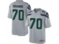 Men's Nike Seattle Seahawks #70 Rees Odhiambo Limited Grey Alternate NFL Jersey