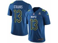 Men's Nike Tampa Bay Buccaneers #13 Mike Evans Limited Blue 2017 Pro Bowl NFL Jersey