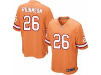 Men's Nike Tampa Bay Buccaneers #26 Josh Robinson Game Orange Glaze Alternate NFL Jersey