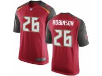 Men's Nike Tampa Bay Buccaneers #26 Josh Robinson Game Red Team Color NFL Jersey
