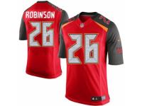 Men's Nike Tampa Bay Buccaneers #26 Josh Robinson Limited Red Team Color NFL Jersey