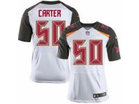 Men's Nike Tampa Bay Buccaneers #50 Bruce Carter Elite White NFL Jersey