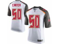 Men's Nike Tampa Bay Buccaneers #50 Bruce Carter Game White NFL Jersey