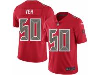 Men's Nike Tampa Bay Buccaneers #50 Vita Vea Limited Red Rush Vapor Untouchable NFL Jersey