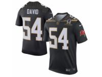 Men's Nike Tampa Bay Buccaneers #54 Lavonte David Elite Black Team Irvin 2016 Pro Bowl NFL Jersey