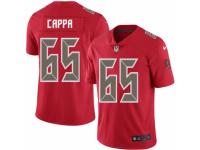 Men's Nike Tampa Bay Buccaneers #65 Alex Cappa Limited Red Rush Vapor Untouchable NFL Jersey