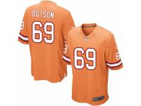 Men's Nike Tampa Bay Buccaneers #69 Demar Dotson Limited Orange Glaze Alternate NFL Jersey