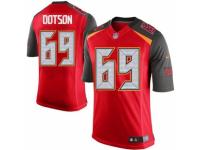 Men's Nike Tampa Bay Buccaneers #69 Demar Dotson Limited Red Team Color NFL Jersey