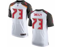 Men's Nike Tampa Bay Buccaneers #73 J. R. Sweezy Elite White NFL Jersey