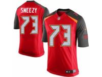 Men's Nike Tampa Bay Buccaneers #73 J. R. Sweezy Limited Red Team Color NFL Jersey