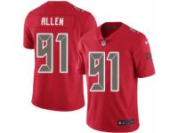 Men's Nike Tampa Bay Buccaneers #91 Beau Allen Limited Red Rush Vapor Untouchable NFL Jersey