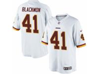 Men's Nike Washington Redskins #41 Will Blackmon Limited White NFL Jersey