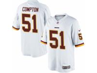 Men's Nike Washington Redskins #51 Will Compton Limited White NFL Jersey