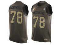 Men's Nike Washington Redskins #78 Kory Lichtensteiger Green Salute to Service Tank Top NFL Jersey