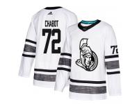 Men's Ottawa Senators #72 Thomas Chabot Adidas White Authentic 2019 All-Star NHL Jersey