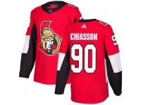 Men's Ottawa Senators #90 Alex Chiasson adidas Red Authentic Jersey