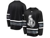 Men's Ottawa Senators Blank Adidas Black Authentic 2019 All-Star NHL Jersey