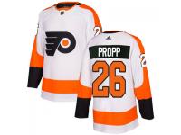 Men's Philadelphia Flyers #26 Brian Propp adidas White Authentic Jersey