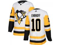 Men's Pittsburgh Penguins #10 Christian Ehrhoff adidas White Authentic Jersey