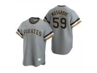 Men's Pittsburgh Pirates Joe Musgrove Nike Gray Cooperstown Collection Road Jersey