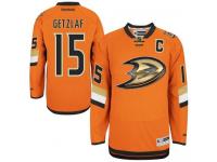 Men's Reebok Anaheim Ducks #15 Ryan Getzlaf Authentic Orange NHL Jersey