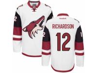 Men's Reebok Arizona Coyotes #12 Brad Richardson Premier White Away NHL Jersey