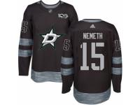 Men's Reebok Dallas Stars #15 Patrik Nemeth Premier Black 1917-2017 100th Anniversary NHL Jersey