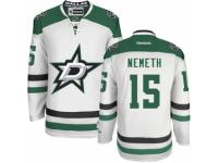 Men's Reebok Dallas Stars #15 Patrik Nemeth Premier White Away NHL Jersey