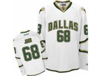 Men's Reebok Dallas Stars #68 Jaromir Jagr Premier White Third NHL Jersey