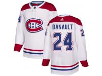 Men's Reebok Montreal Canadiens #24 Phillip Danault Authentic White Away NHL Jersey