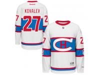 Men's Reebok Montreal Canadiens #27 Alexei Kovalev Authentic White 2016 Winter Classic NHL Jersey