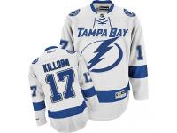 Men's Reebok NHL Tampa Bay Lightning #17 Alex Killorn Authentic Away Jersey White Reebok
