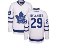 Men's Reebok NHL Toronto Maple Leafs #29 William Nylander Authentic Away Jersey White Reebok